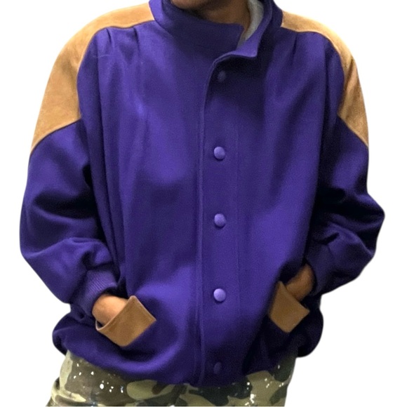 Diana Marco Wool/Suede Jacket - Picture 3 of 16